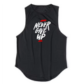 Camiseta sin mangas Never Give Up – Edición Gym Motivation