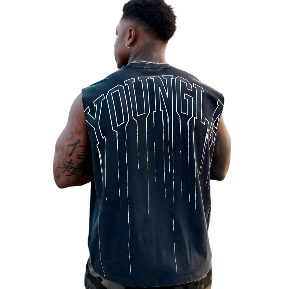 Tank Oversize “YLA Dark Drip” – AKAZEN (Preventa)